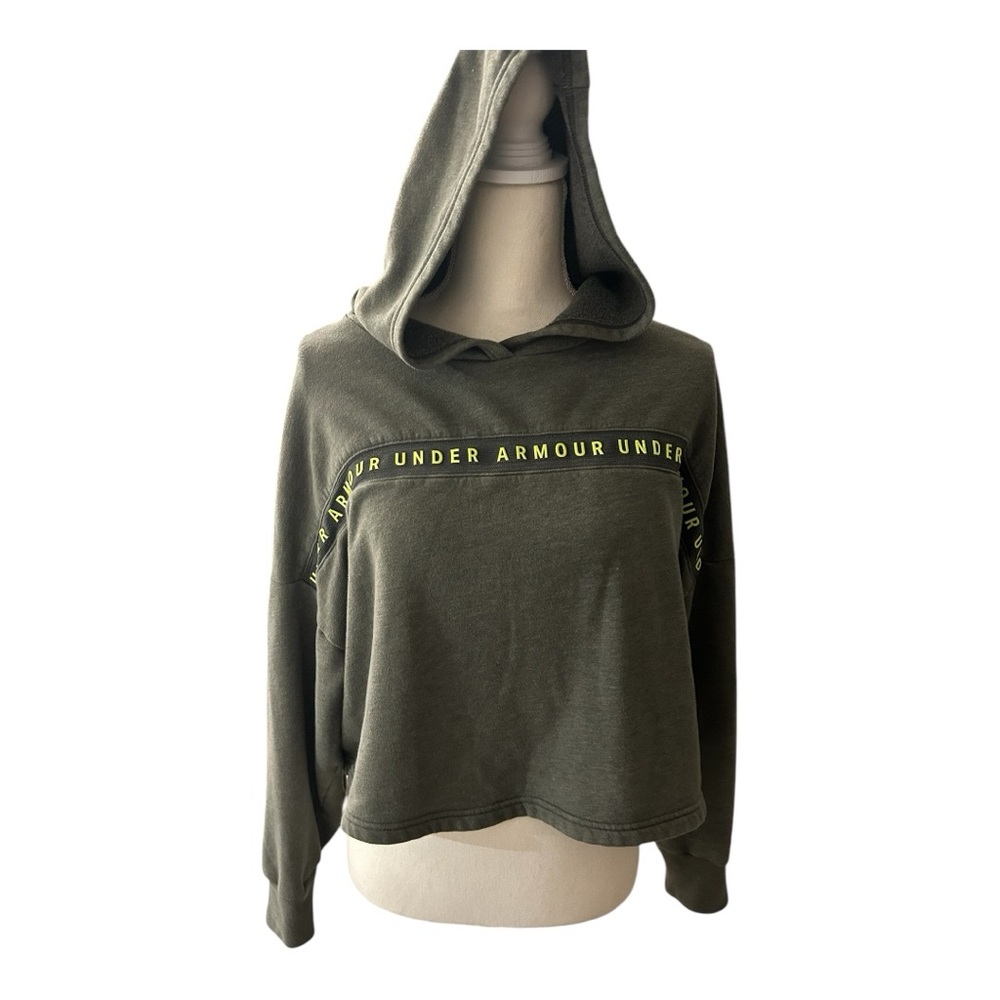 Under Armour women’s sweatshirt, hoodie size medium olive green